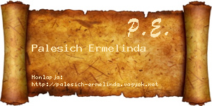 Palesich Ermelinda névjegykártya
